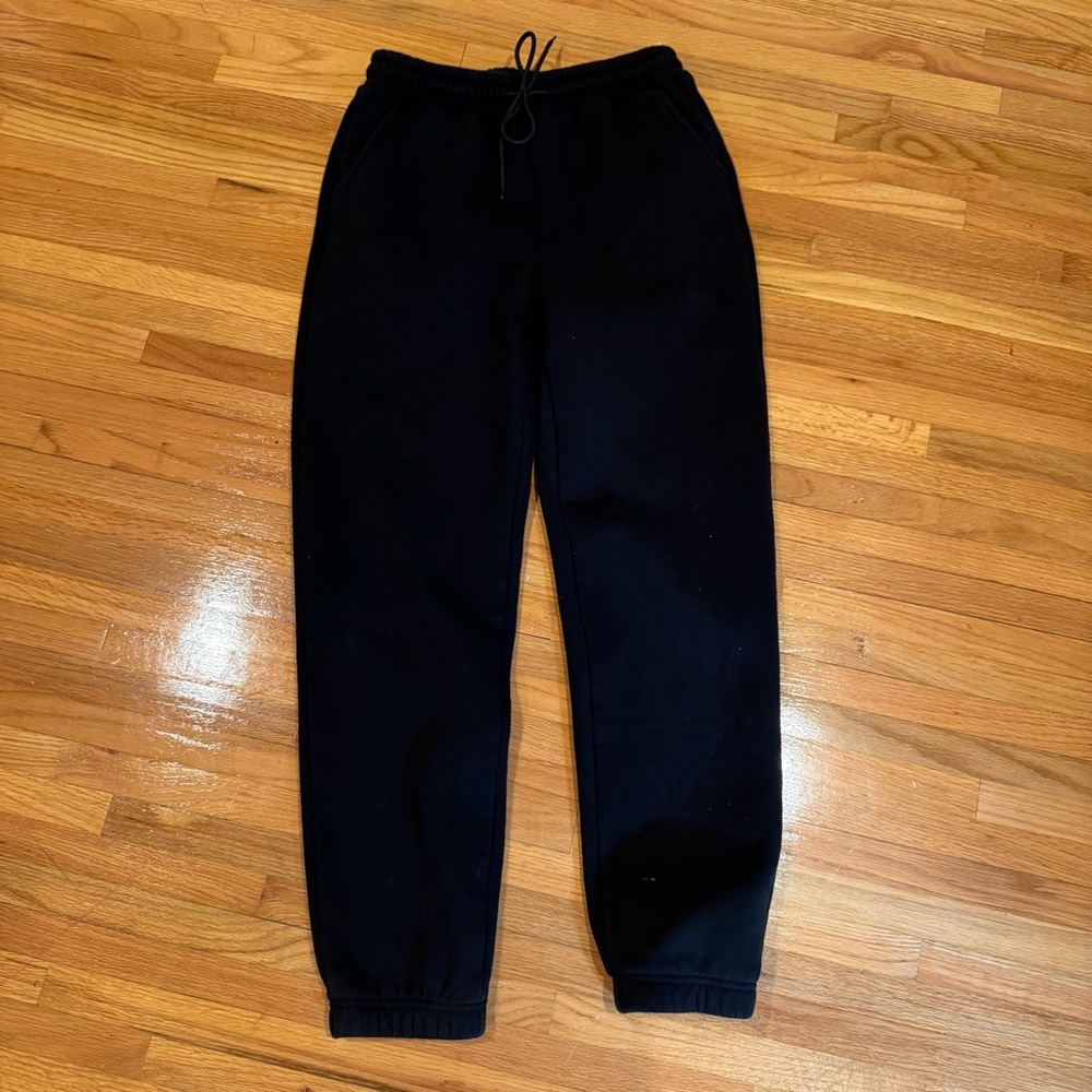 Black Jogger Sweatpants M